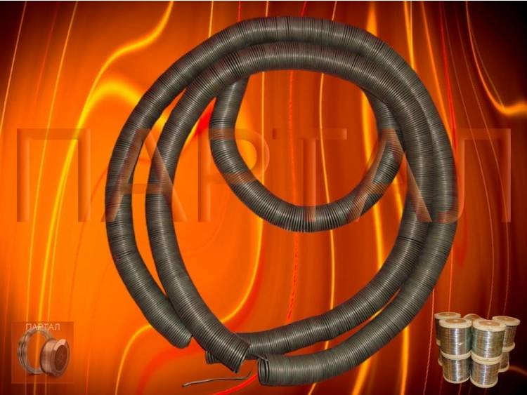 Нагревательная спираль 4,5 кВт 220В: надежное решение для шахтных печей и промышленного оборудования (нихром Х15Н60, Ø 2,2 мм)