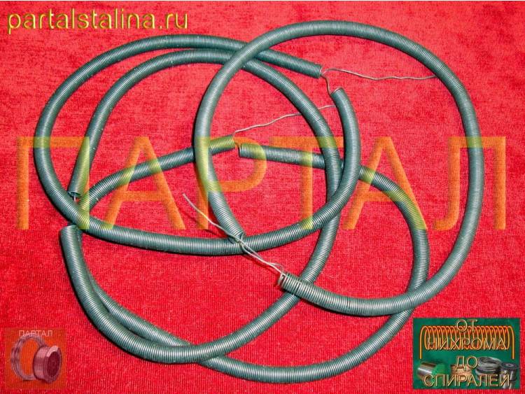 Нагревательный элемент 1,5 кВт: Готовая нихромовая спираль Ø 0,8 мм (Х15Н60) для вашего оборудования