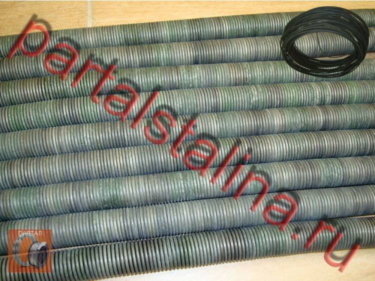 Нагревательный элемент (Спираль) из нихрома Х15Н60 для промышленных камерных печей 4 кВт, 220В. Ø 1.8 мм. Надёжная навивка, высокая долговечность