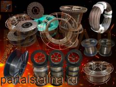 Никелевая сварочная проволока сплошного сечения ПАНЧ-11 диаметр 0,8 мм Форма выпуска - катушка