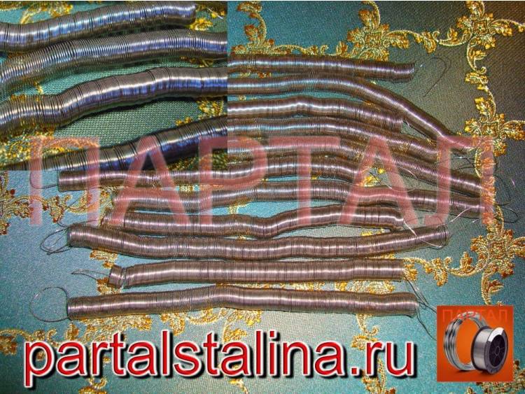 Спираль для электротермического тигеля, (плавильная печь Ом сопротивления) из нихромовой проволоки 0,3 мм 220 В 700 Вт