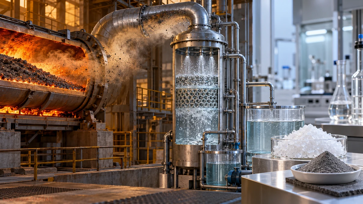 Получение рения из газопылевых продуктов молибденитового обжига