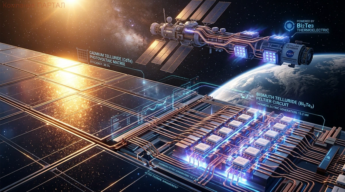 Применение теллура солнечные батареи CdTe термоэлектричество