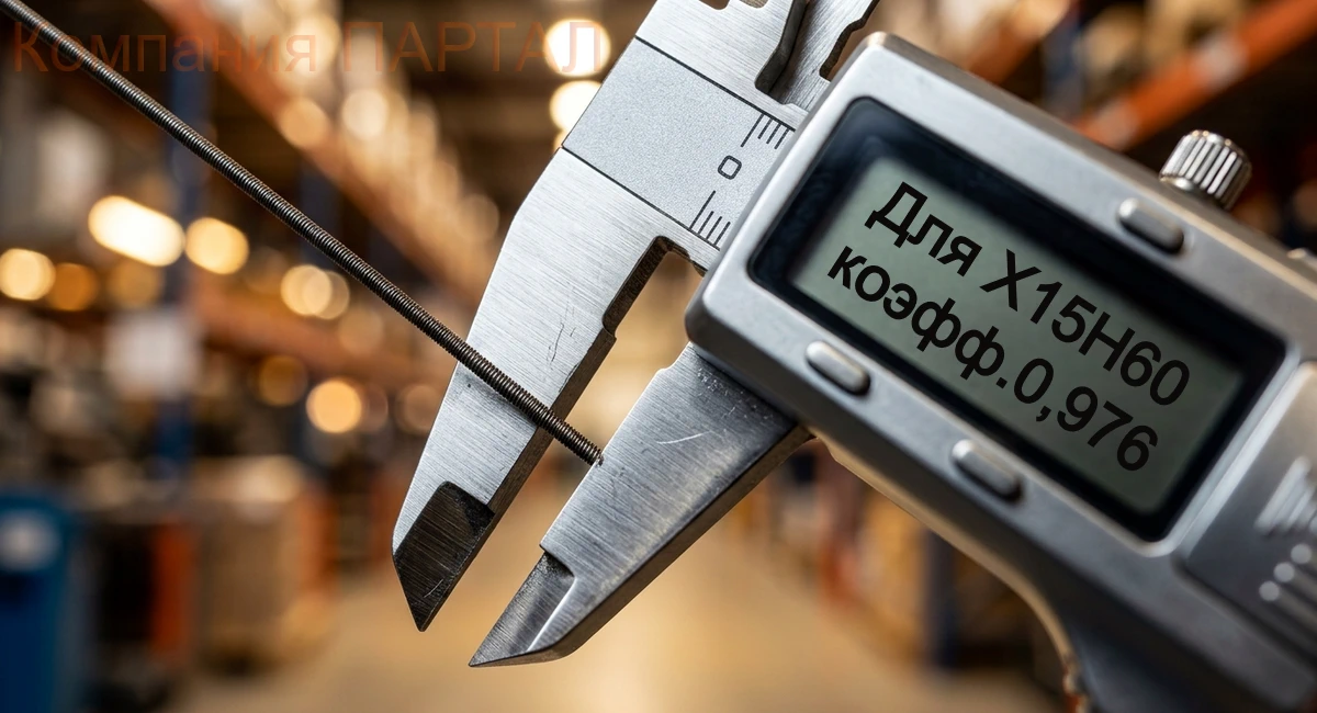 Замер диаметра нихромовой проволоки, цифровым штангенциркулем