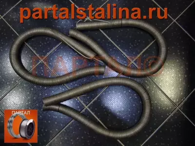 Высокотемпературный нагревательный элемент из Премиум нихрома Х20Н80 d=4,0 мм спираль нагрева мощностью 19 кВт 380 В