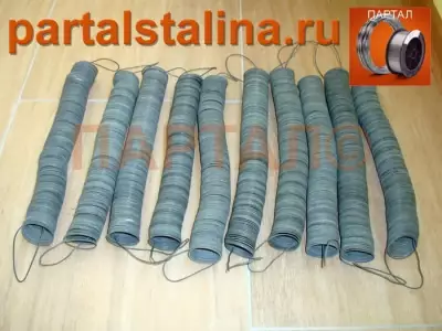 Спираль нихромовая Х15Н60 Ø 1,2 мм — нагревательный элемент открытого типа для муфельной печи 2,5 кВт (Эконом-серия)