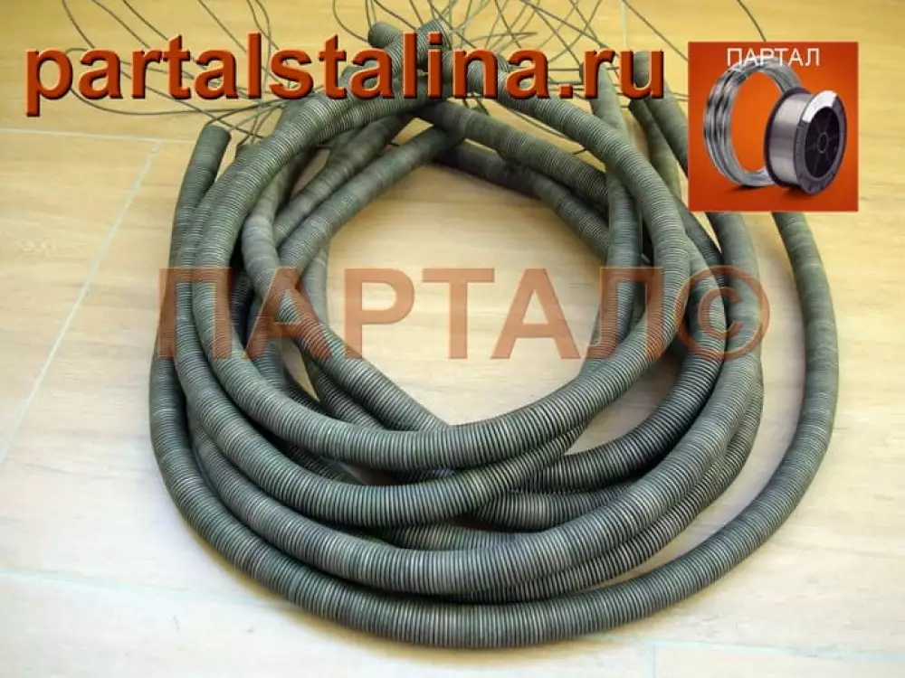 Спираль нагрева открытого типа из нихрома Х15Н60: 1,8 мм, 4,0 кВт, 220 В надежный эконом-лот по техническому заданию