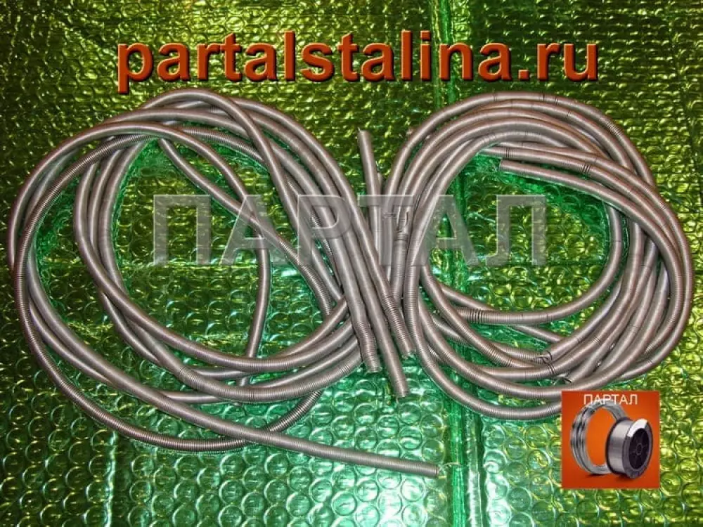 Спираль из нихром Х15Н60, Ø 0,6 мм, 1,0 кВт, 220 В | эконом-лот: навита по ТУ для обогревателя