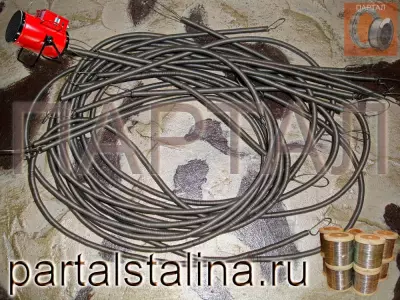 Спираль из нихрома Х15Н60, Ø 0,7 мм, 1,2 кВт, 220 В | готовый эконом элемент: навивка по ТУ для тепловой пушки