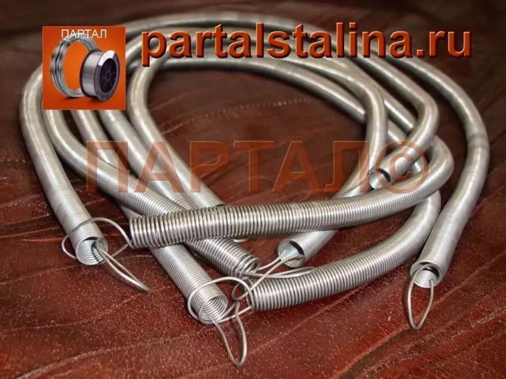 Нагревательный элемент для макароноварки 2,0 кВт исполнен по ТЗ | Эконом-линейка: спираль из нихрома Х15Н60 (Ø 1,0 мм)