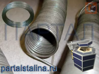 Спираль нихромовая Х15Н60 для плавильной муфельной печи Ø 1,8 мм, 7,2 кВт| практичный лот от производителя по ТЗ