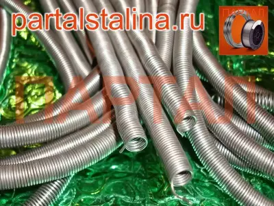 Спираль сопротивления для печи полимеризации порошковой краски из нихрома Х20Н80 Ø 1,2 мм; 4,5 кВт; 380 В | навита по ТУ