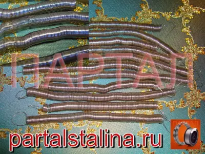 Элемент нагрева в виде спирали для электротермического тигеля из нихрома Х20Н80 Ø 0,3 мм; 0,7 кВт; 220 В произведена по ТУ заказчика