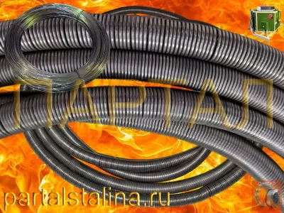 Спираль нихромовая Х15Н60 (на заказ): Ø 1,5 мм; 3,3 кВт; 220 В. Эконом нагревательный элемент для электропушек | по ТУ заказчика